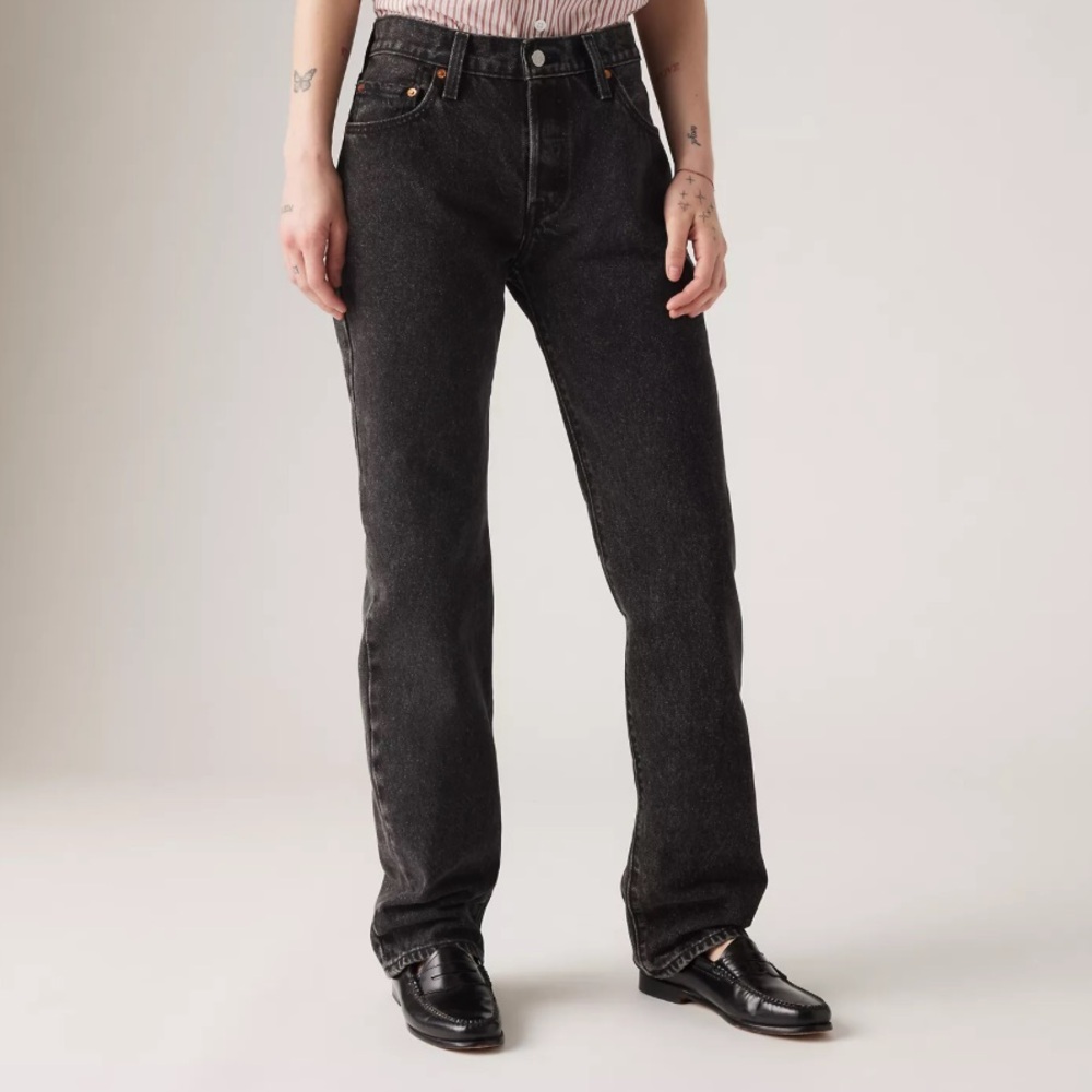 Black 501 90’s baggy Levis